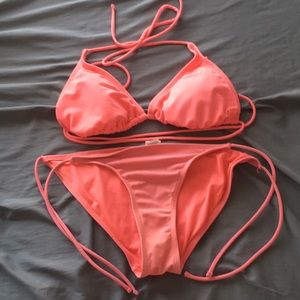 Pink bikini